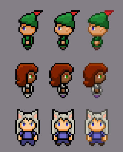 Set of characters 2