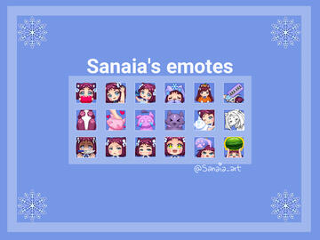 Sanaia&#39;s emotes